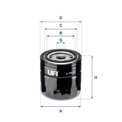 UFI 23.458.00 Oil Filter