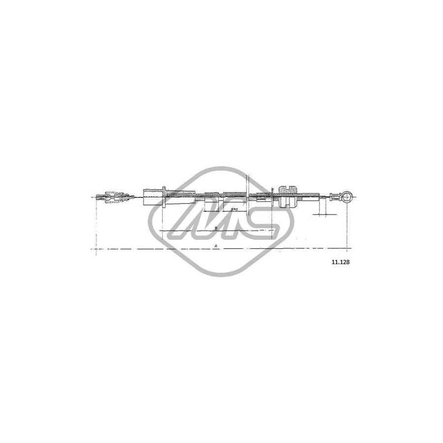 Metalcaucho 82575 Throttle Cable | ML Performance UK Car Parts