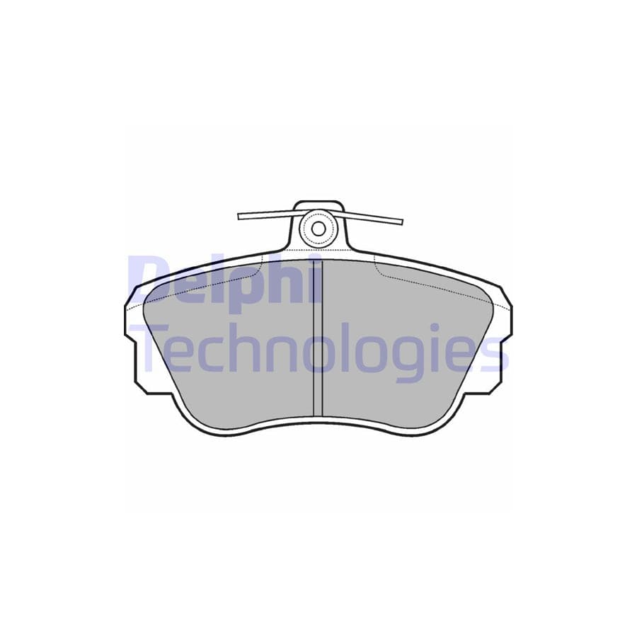 Delphi Lp639 Brake Pad Set