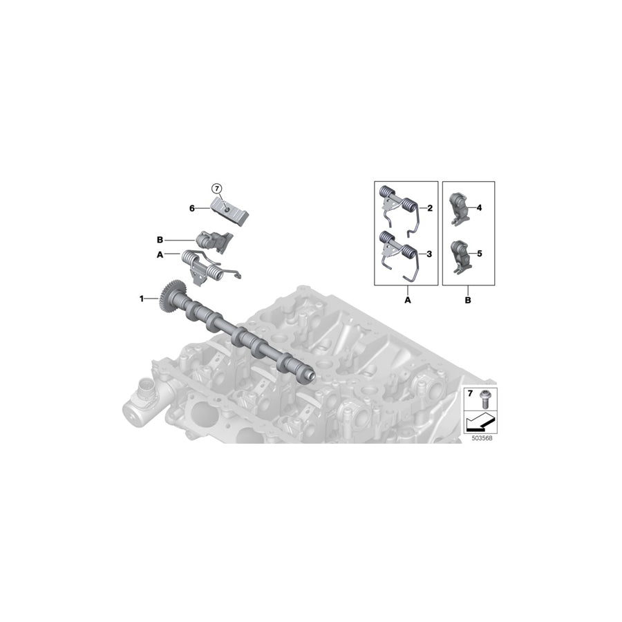 Genuine BMW 11377640915 G20 G12 Fit Bolt M7X35 (Inc. X3 30eX, 430iX & 750iX) | ML Performance UK Car Parts