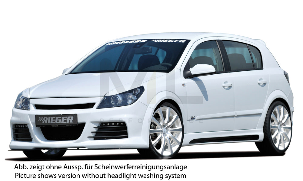 Rieger 00051271 Opel Astra H Front Bumper (Inc. GTC & Twin-Top) 8 | ML Performance UK Car Parts