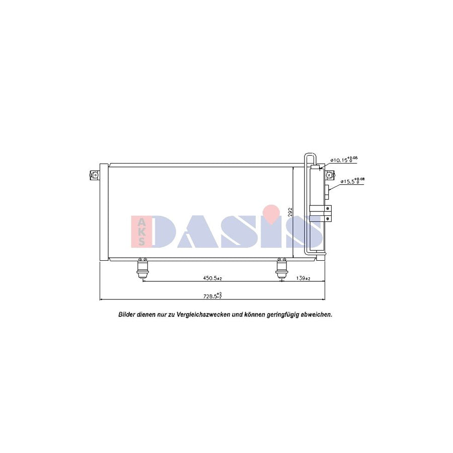 AKS Dasis 142024N Air Conditioning Condenser For Mitsubishi Shogun Pinin (V60) | ML Performance UK