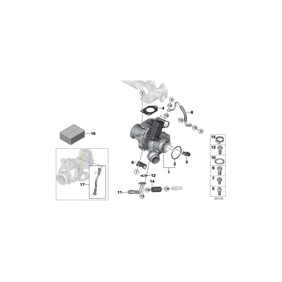 Genuine BMW 12520143427 E63 E85 E70 Socket Terminal Slk 2.8 Ela With Wire 0,2- 0,5mm²/AG (Inc. 116d, 740iLP & M2 Competition) | ML Performance UK Car Parts