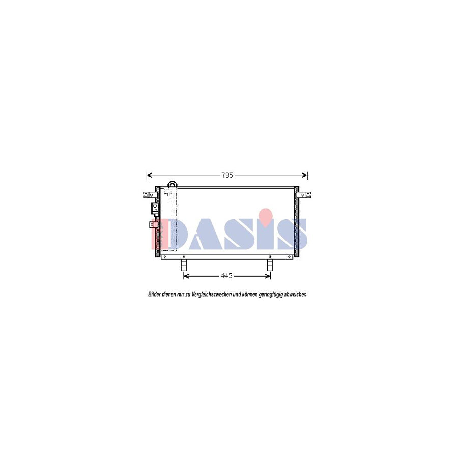 AKS Dasis 142027N Air Conditioning Condenser For Mitsubishi Shogun Pinin (V60) | ML Performance UK