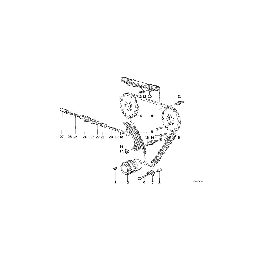 Genuine BMW 11211710237 E32 E31 Sprocket (Inc. 750i, 750iLS & 850Ci) | ML Performance UK Car Parts