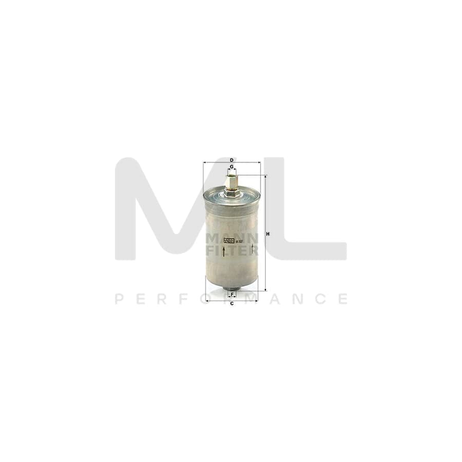 MANN-FILTER WK 853/1 Fuel filter In-Line Filter | ML Performance Car Parts