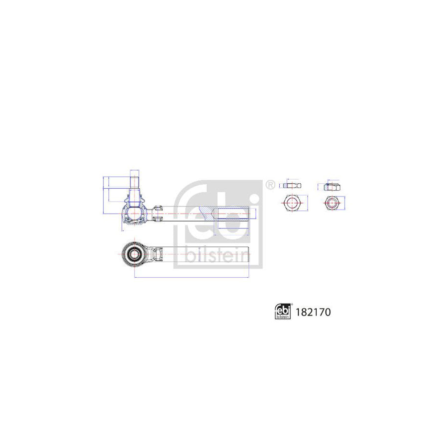Febi Bilstein 182170 Track Rod End