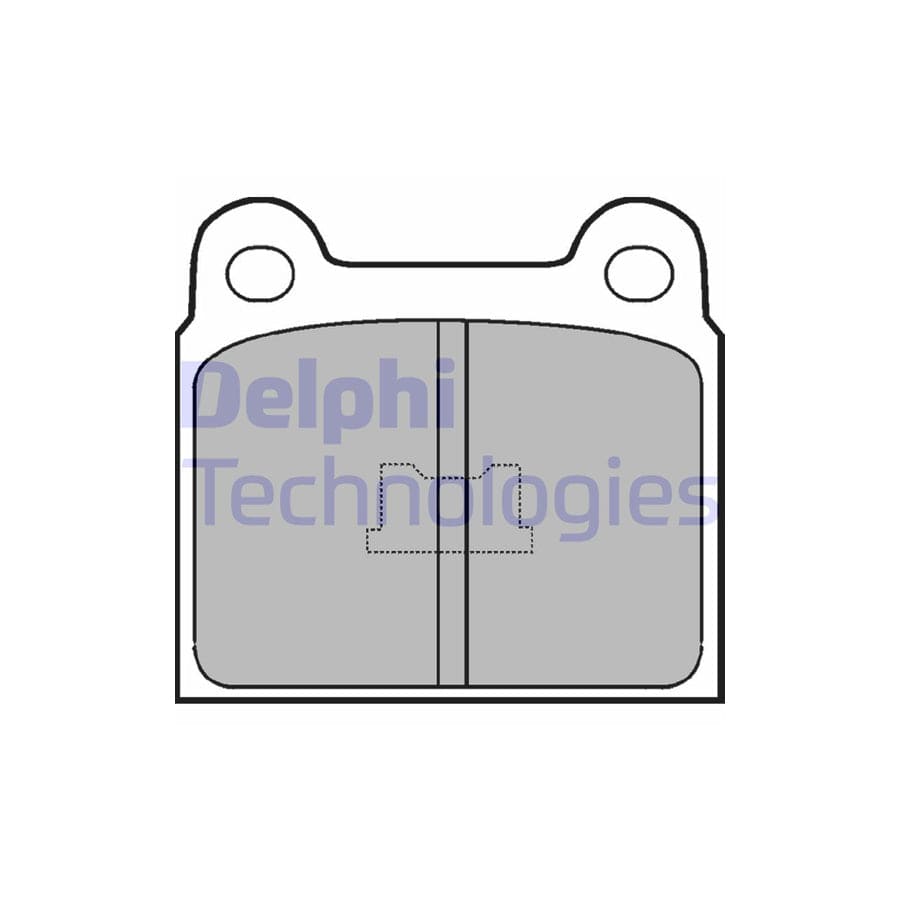 Delphi Lp76 Brake Pad Set