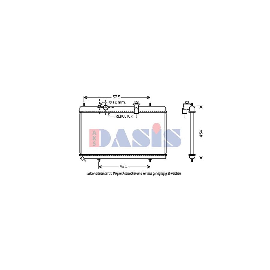 AKS Dasis 160102N Engine Radiator | ML Performance UK