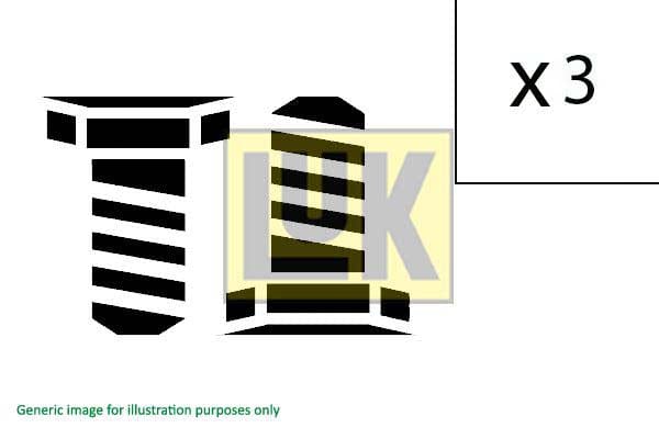 LuK 411 0156 11 Screw Set, Flywheel