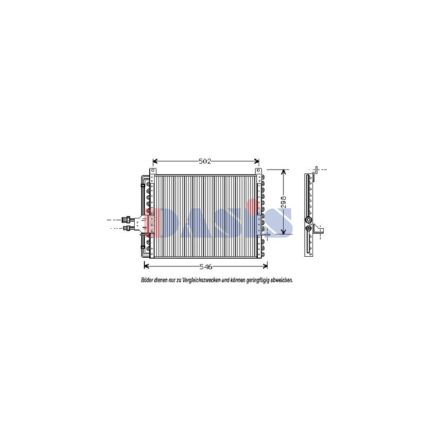 AKS Dasis 121830N Air Conditioning Condenser | ML Performance UK