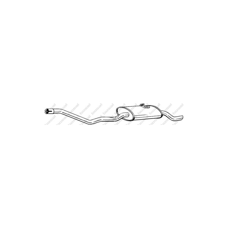 Bosal 282-817 Rear Silencer For Vw Polo Ii Coupe (86C, 80)