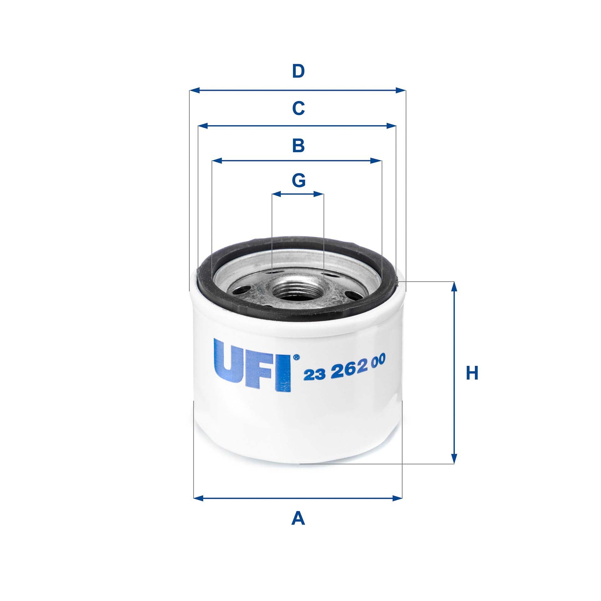 UFI 23.262.00 Oil Filter