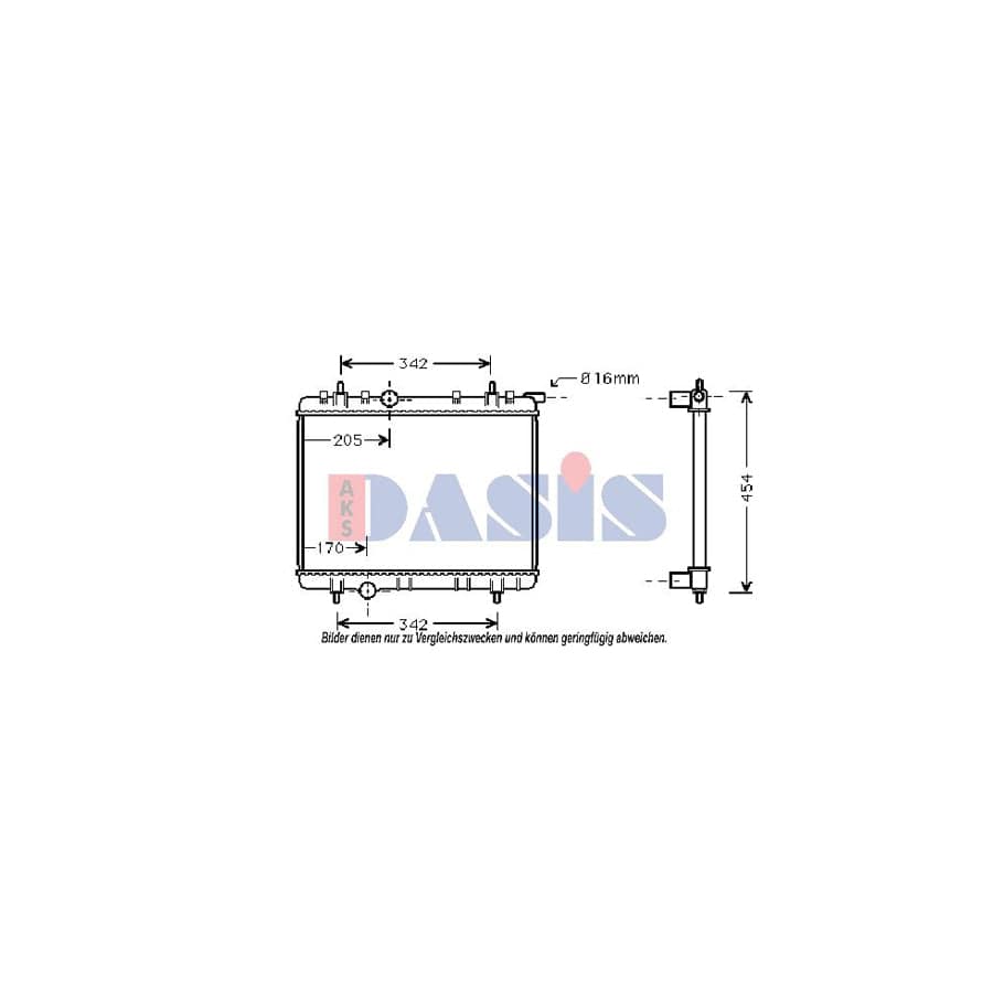 AKS Dasis 160104N Engine Radiator | ML Performance UK