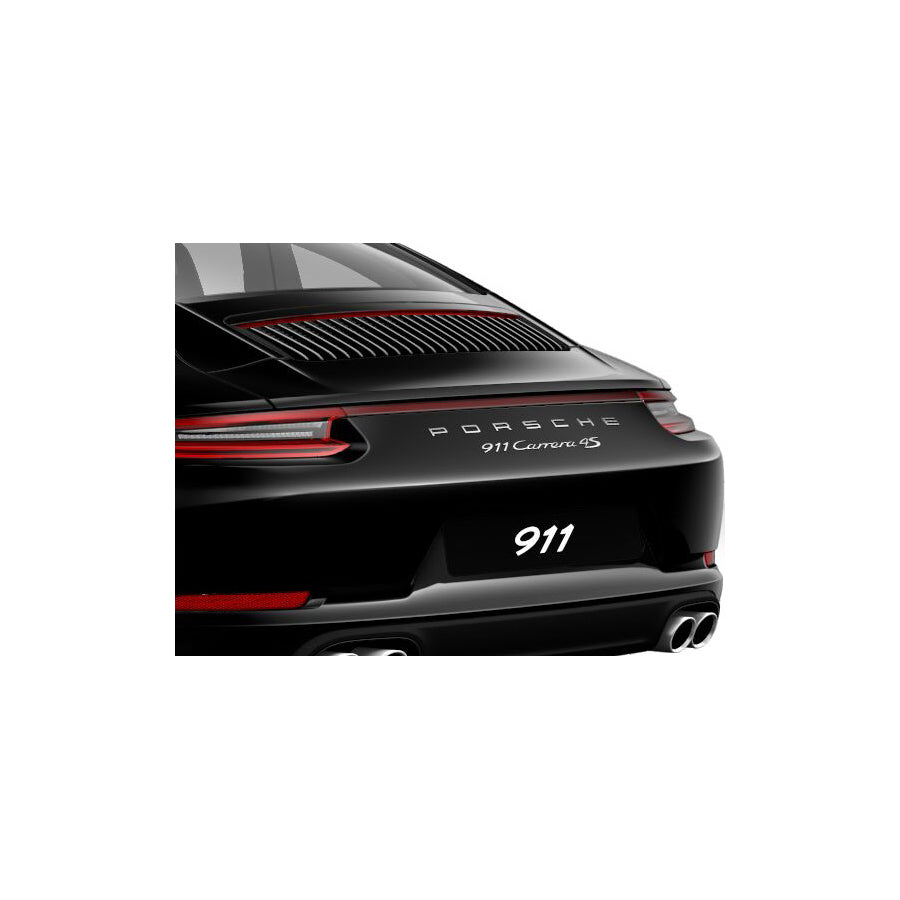 Genuine Porsche Porsche 911 Carrera 4S Rear Badge For Porsche 991 2 | ML Performance UK Car Parts