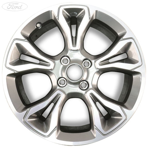 GENUINE FORD 2237392 FIESTA 18" ALLOY WHEEL 7J 5X2 SPOKE ROCK METALLIC MACHINED 2017 - ONWARDS | ML Performance UK