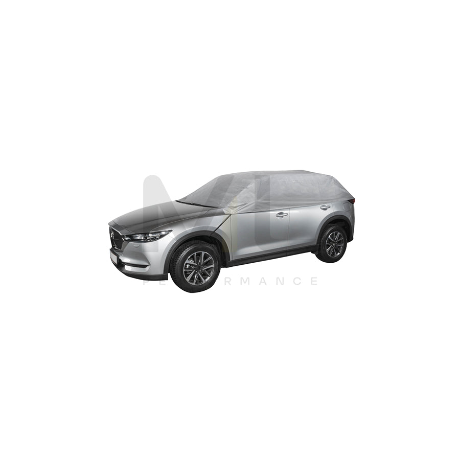 WALSER 31018 Car cover half-size, XL 158x318 cm, Grey | ML Performance Car Parts