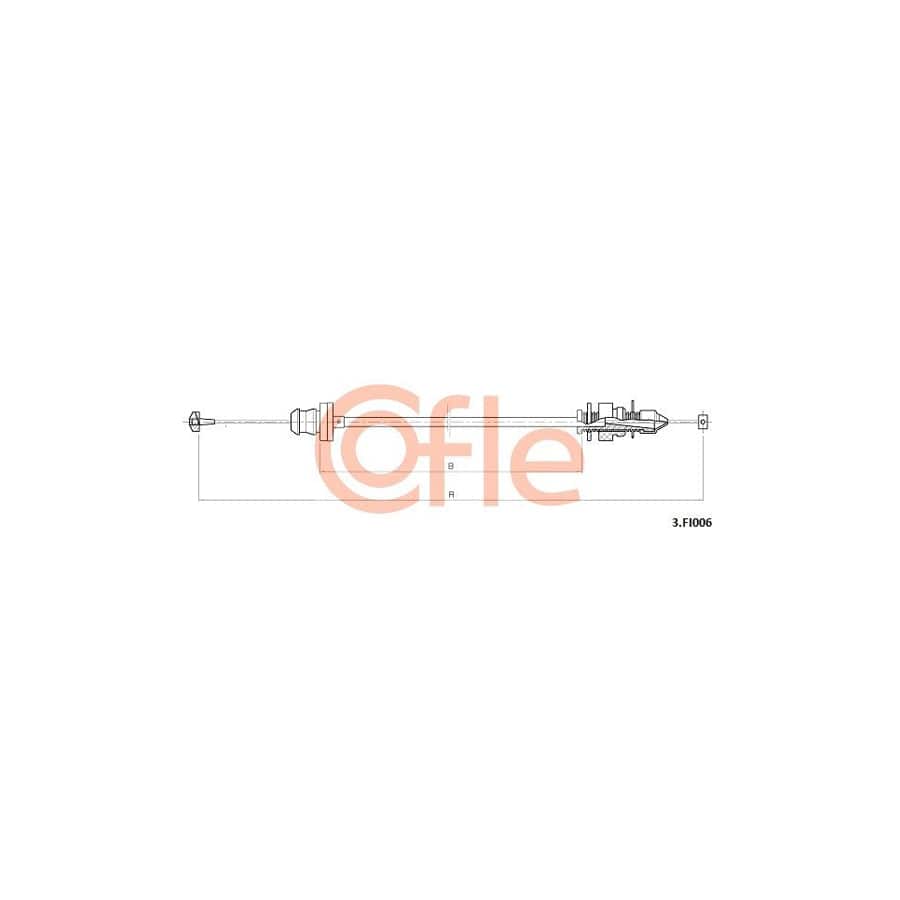 COFLE 3.FI006 Throttle Cable for FIAT DOBLO | ML Performance UK Car Parts