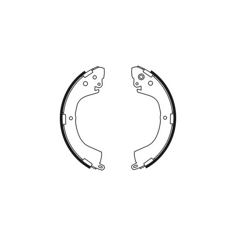 ABE C05058ABE Brake Shoe Set