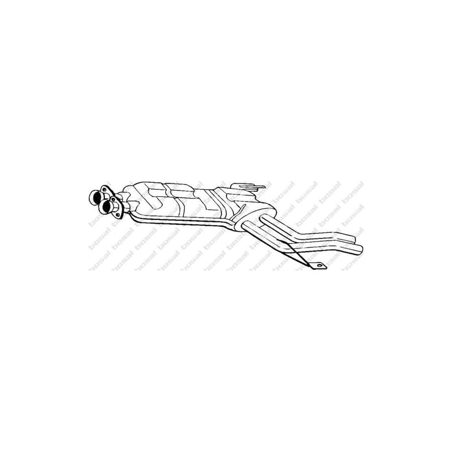 Bosal 278-157 Middle Silencer For Bmw 5 Saloon (E34)