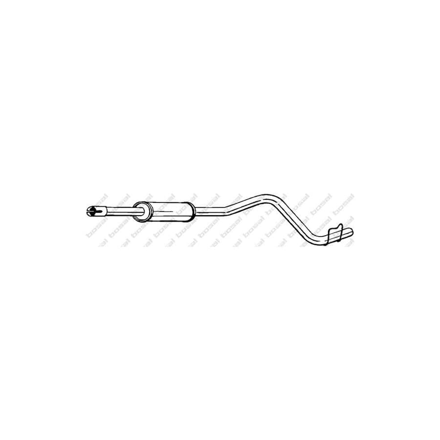 Bosal 278-153 Middle Silencer For Renault Super 5 Hatchback (B40, C40)