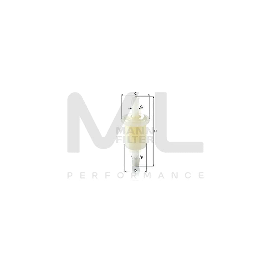 MANN-FILTER WK 21 Fuel filter In-Line Filter | ML Performance Car Parts