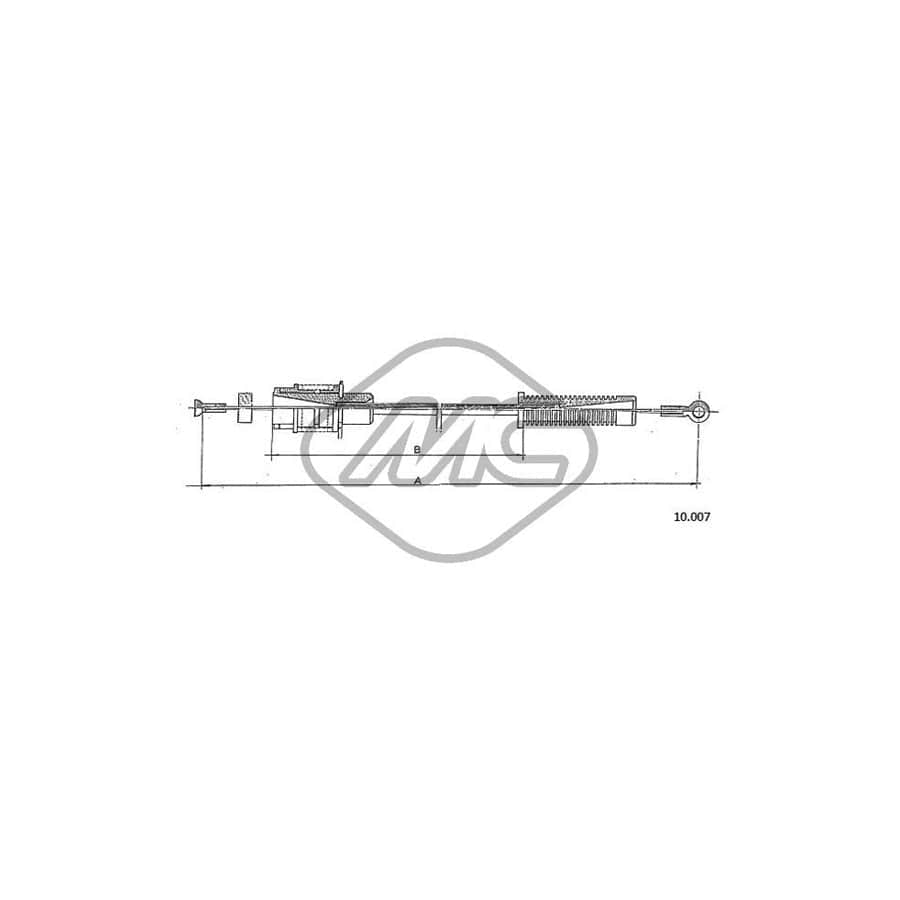 Metalcaucho 80884 Throttle Cable | ML Performance UK Car Parts