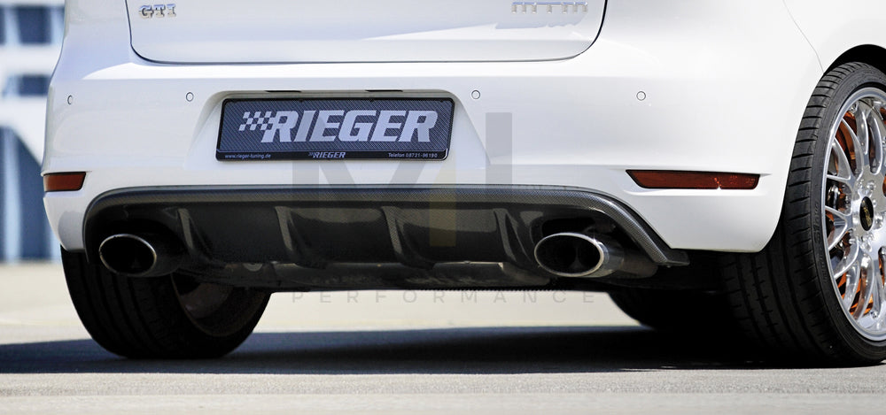 Rieger 00099799 VW Mk6 Golf Rear Diffuser (GTI & GTD) 1 | ML Performance UK Car Parts