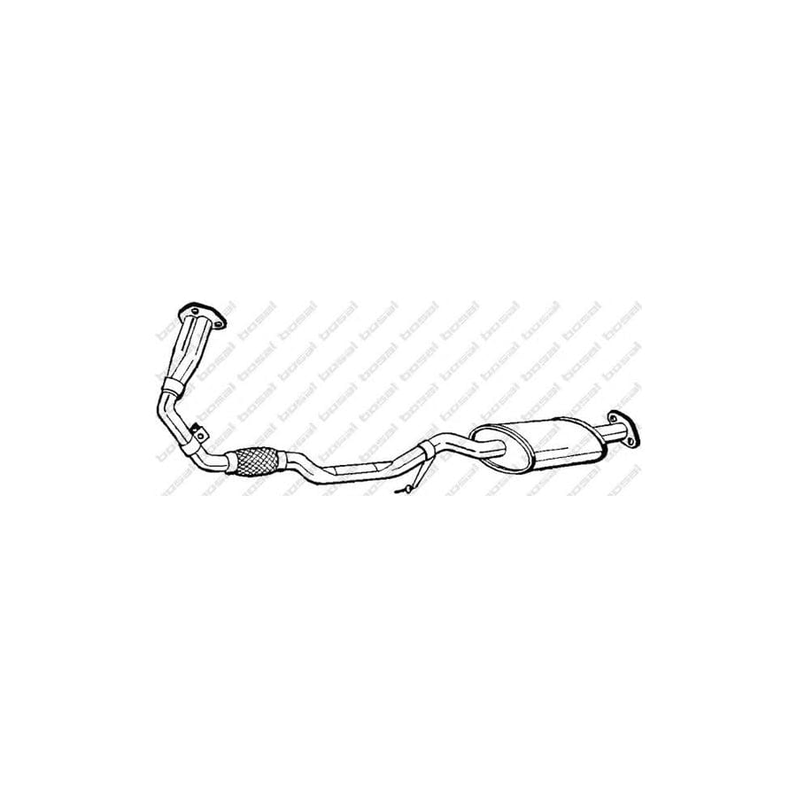 Bosal 279-085 Front Silencer For Toyota Carina