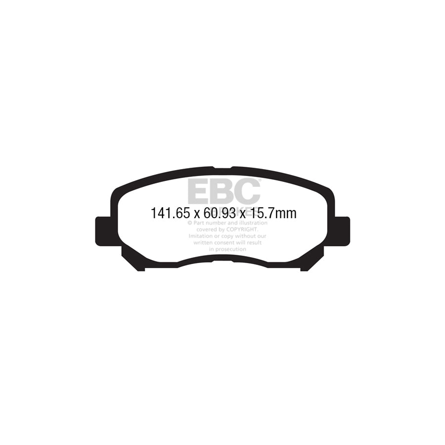 EBC DPX2134 Mazda CX-5 Ultimax Front Brake Pads 2 | ML Performance UK Car Parts