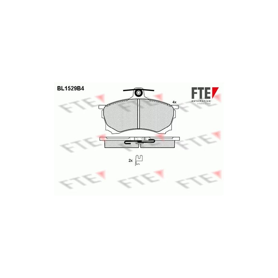 Fte BL1529B4 Brake Pad Set For Mitsubishi Carisma | ML Performance UK Car Parts