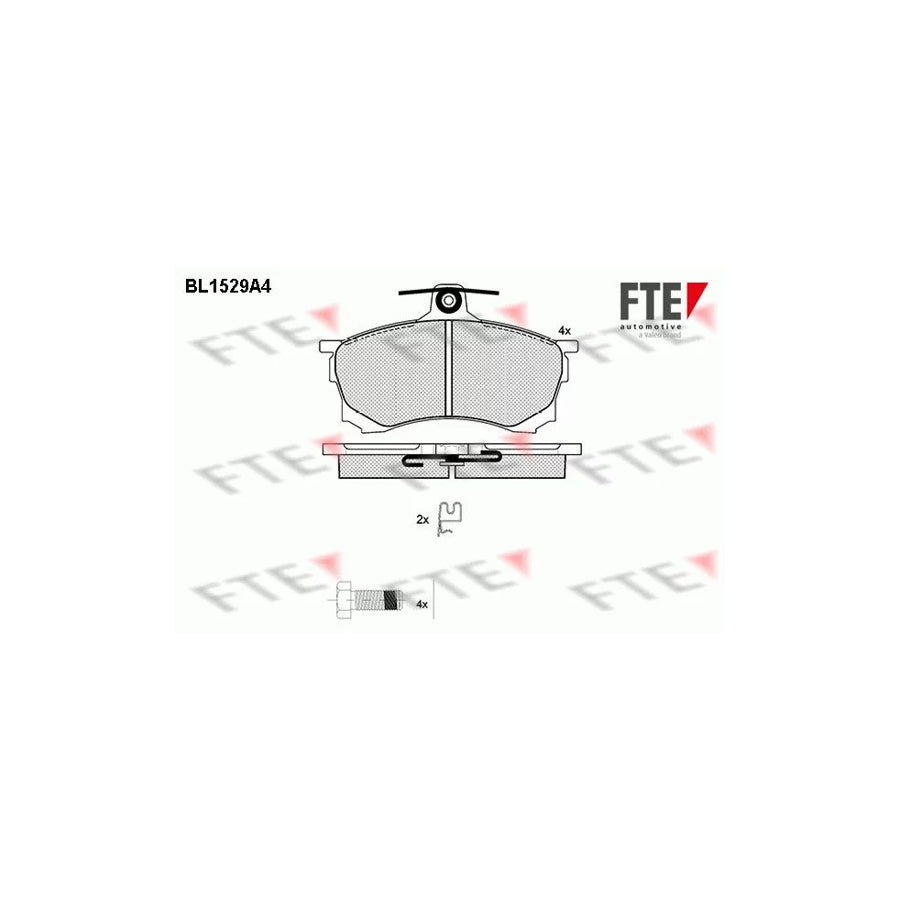 Fte BL1529A4 Brake Pad Set For Mitsubishi Carisma | ML Performance UK Car Parts