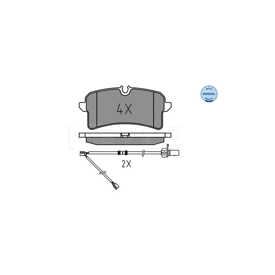 Meyle 025 246 4317 Brake Pad Set