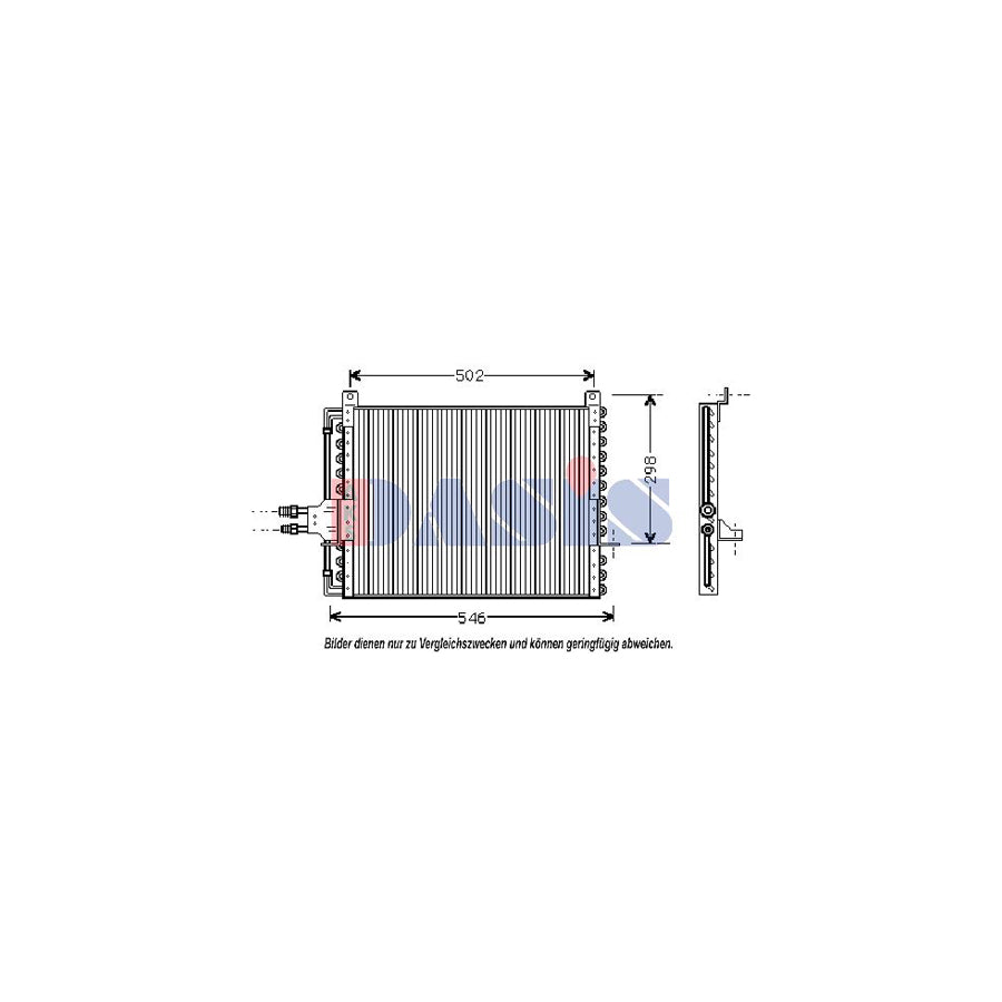 AKS Dasis 121840N Air Conditioning Condenser | ML Performance UK