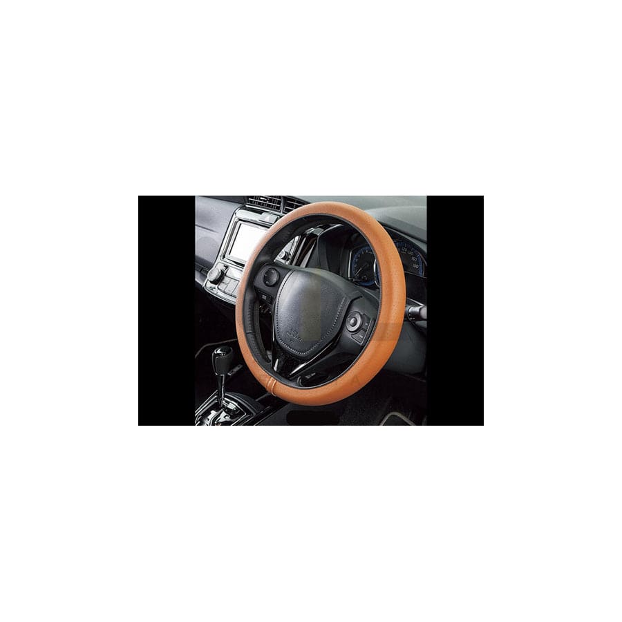 CORONA Neofit Sport FVO10162 Steering wheel cover Brown, Ø: 36-38cm, Elastomer, PU (Polyurethane), PVC | ML Performance Car Parts