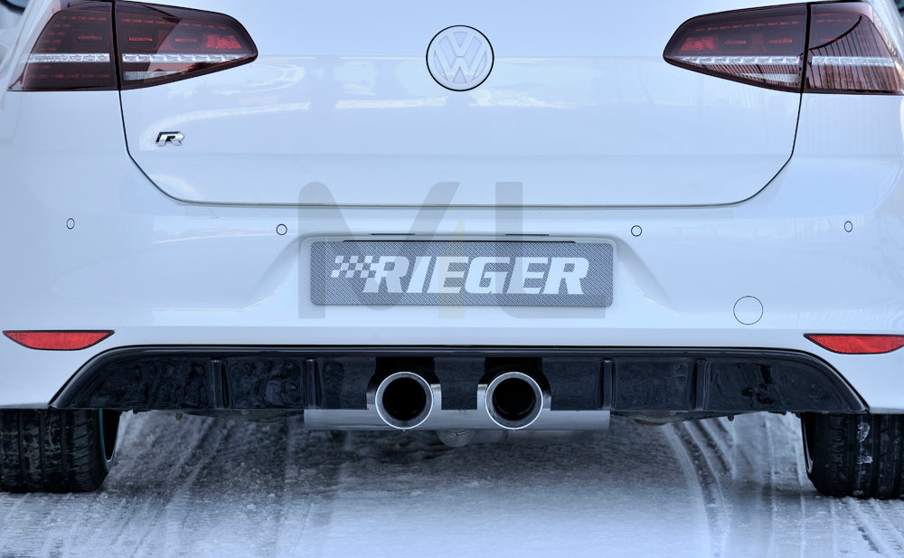 Rieger 00088092 VW Mk7 Golf R Rear Diffuser 4 | ML Performance UK Car Parts