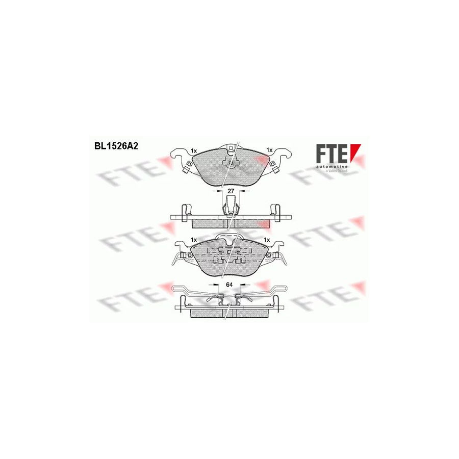 Fte BL1526A2 Brake Pad Set | ML Performance UK Car Parts