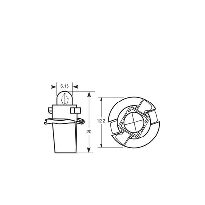 RING R509TEBK 12V 1.2W BX2D (Black Base) Panel (10 units ) | ML Performance