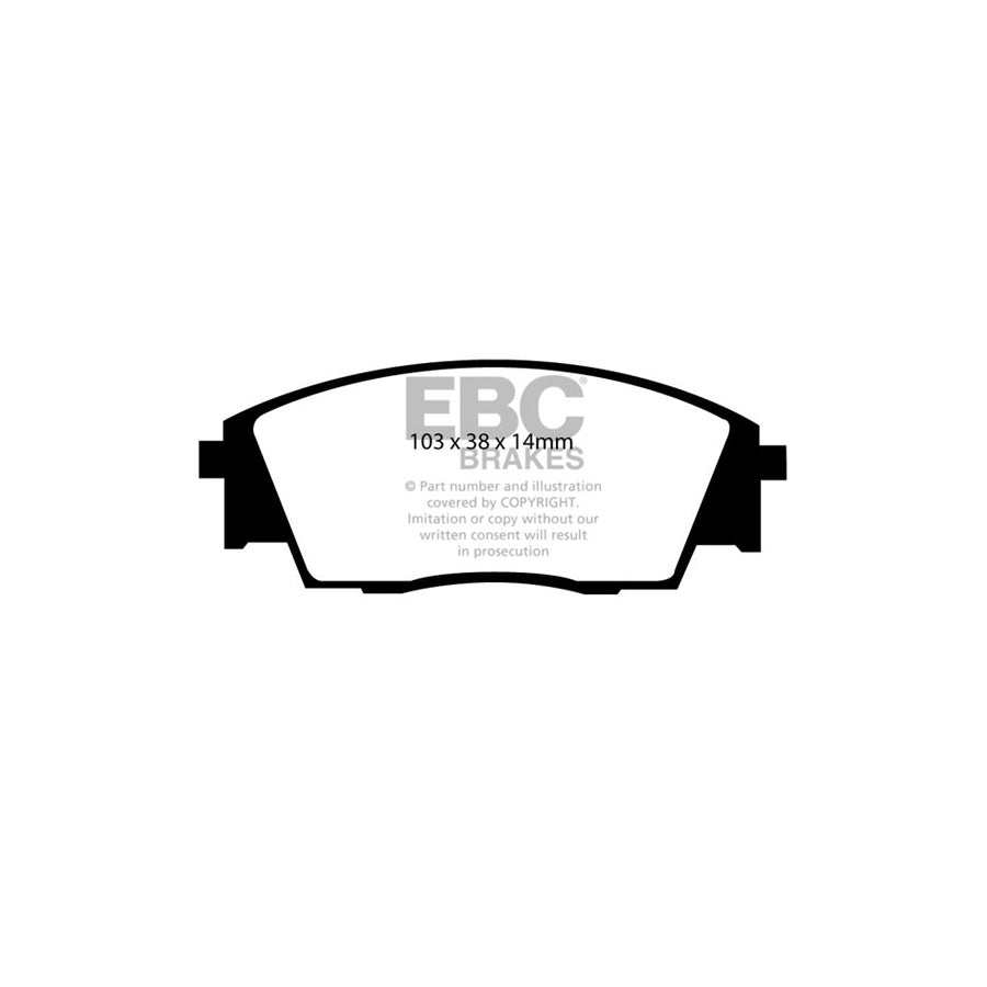 EBC DP840 Subaru Mini Jumbo Van Ultimax Front Brake Pads 2 | ML Performance UK Car Parts