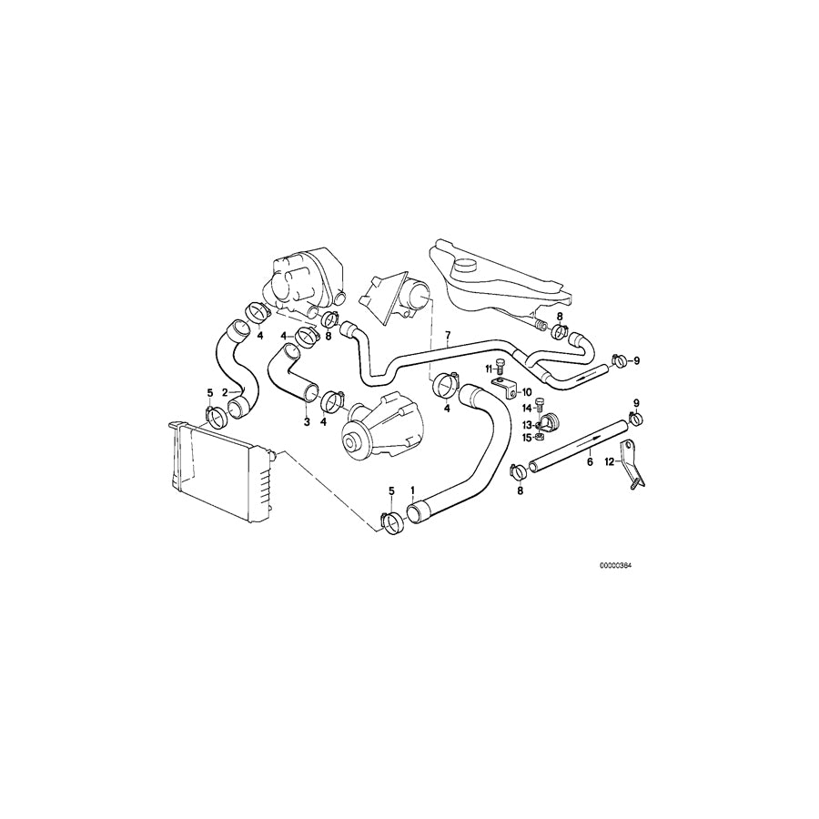 Genuine BMW 11532242177 E34 Hose (Inc. 524td) | ML Performance UK Car Parts