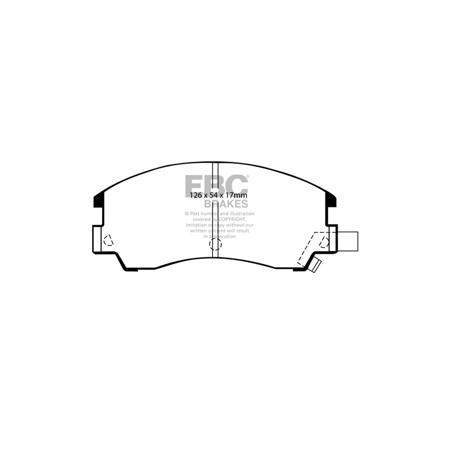 EBC DP582 Subaru Ultimax Front Brake Pads 2 | ML Performance UK Car Parts