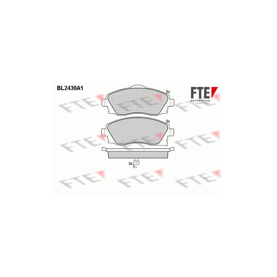 Fte BL2430A1 Brake Pad Set | ML Performance UK Car Parts