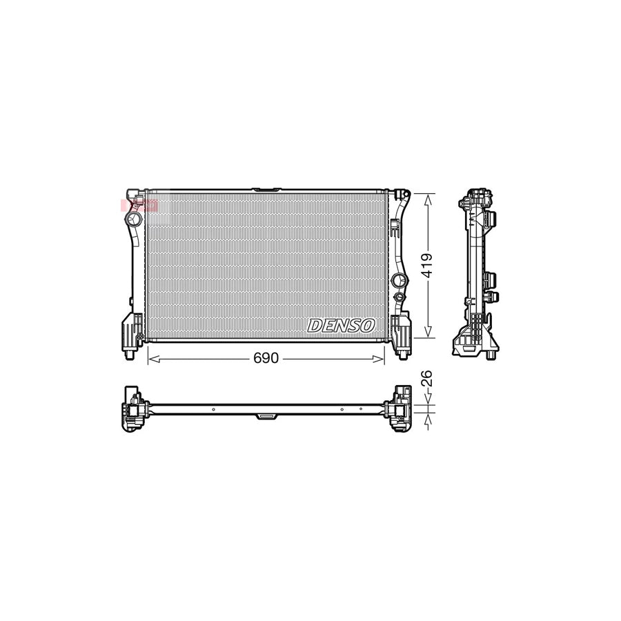 Denso DRM17112 Drm17112 Engine Radiator | ML Performance UK