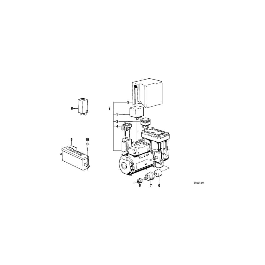 Genuine BMW 34511156954 E32 Hydro Unit (Inc. 735iL, 735i & 730i) | ML Performance UK Car Parts