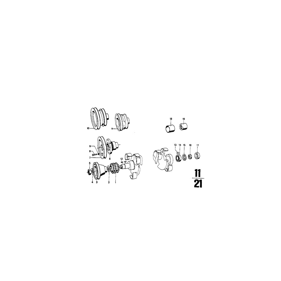 Genuine BMW 11211744601 E28 E21 Feltring (Inc. 325ix, 1600GT & 630CSi) | ML Performance UK Car Parts