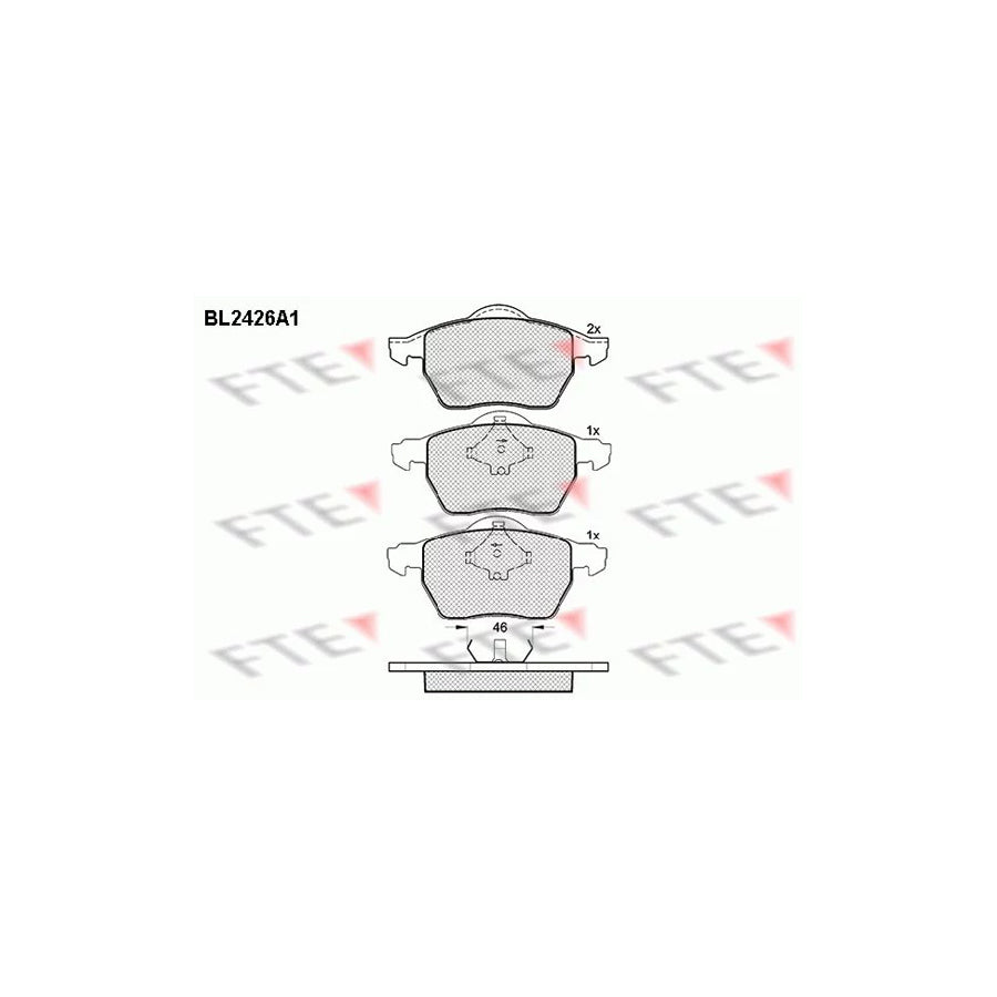 Fte BL2426A1 Brake Pad Set | ML Performance UK Car Parts