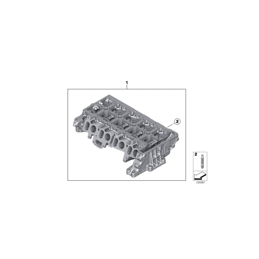 Genuine BMW 11127812606 Cylinder Head (Inc. Cooper D & Cooper SD) | ML Performance UK Car Parts