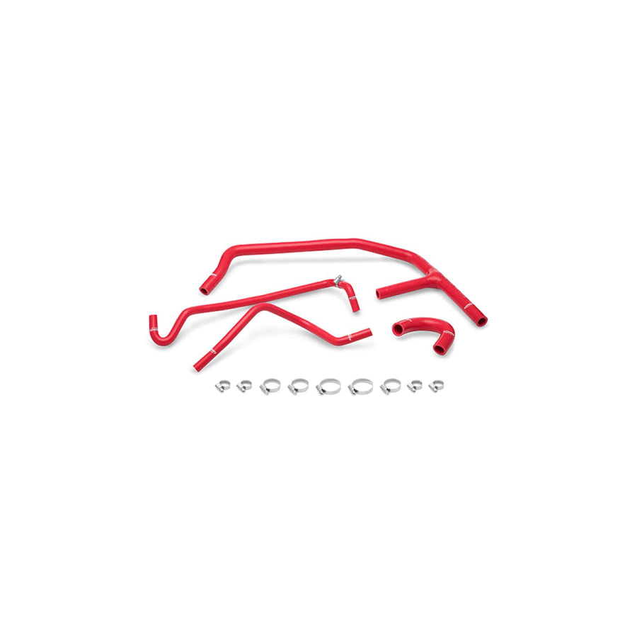 Mishimoto MMHOSE-MUS4-15ANCRD 15+ Ford Mustang EcoBoost Red Silicone Ancillary Hose Kit