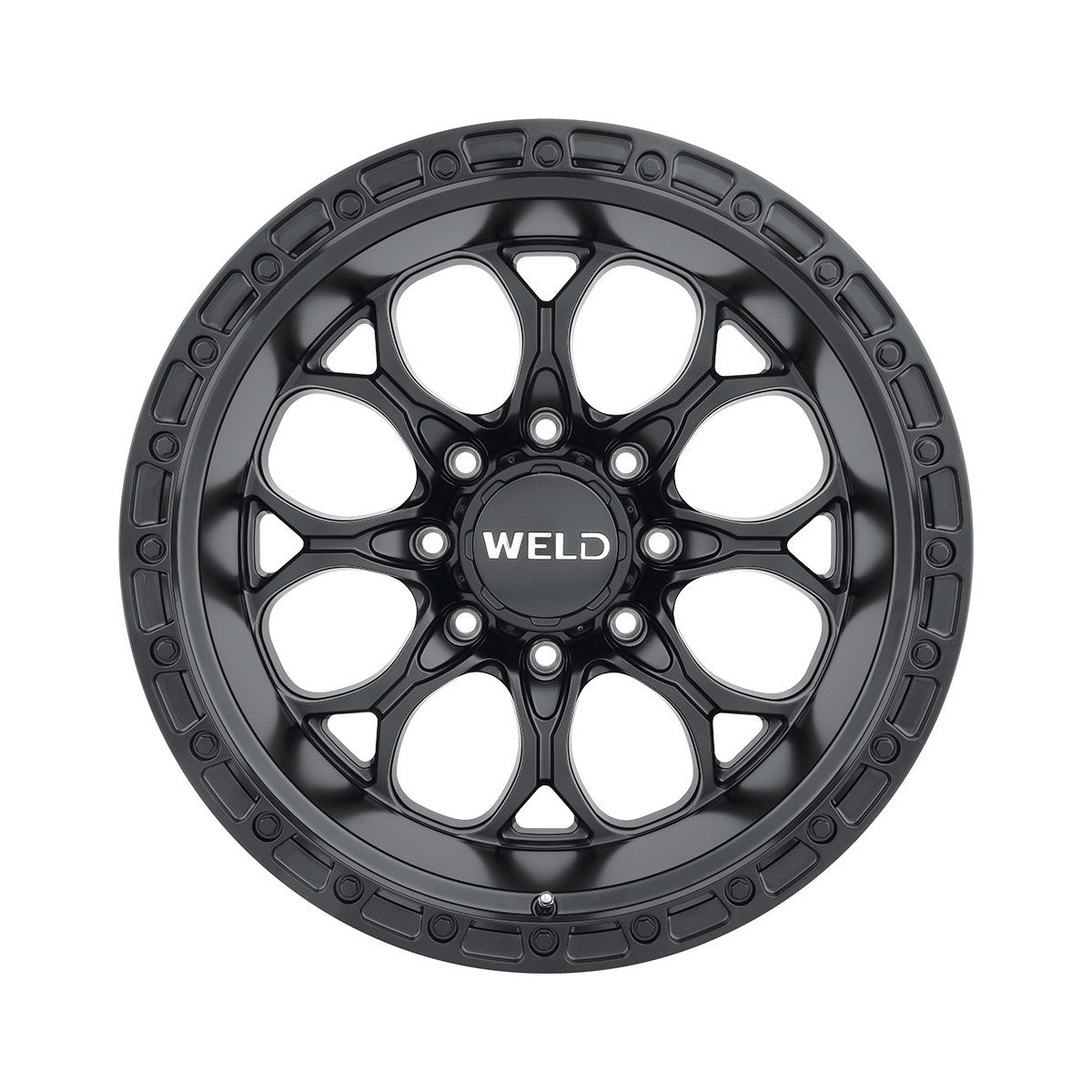 Weld W10802018476 Ledge 8 W108 Wheel 20x12 8x180 ET-44 BS4.76 Satin Black