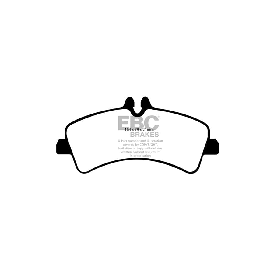 EBC PDKR906 Mercedes-Benz VW Ultimax Rear Brake Pad & Plain Disc Kit - Brembo Caliper 2 | ML Performance UK Car Parts